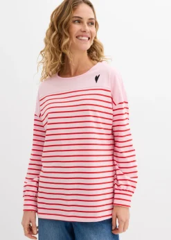 Camiseta de algodón orgánico puro con manga larga
