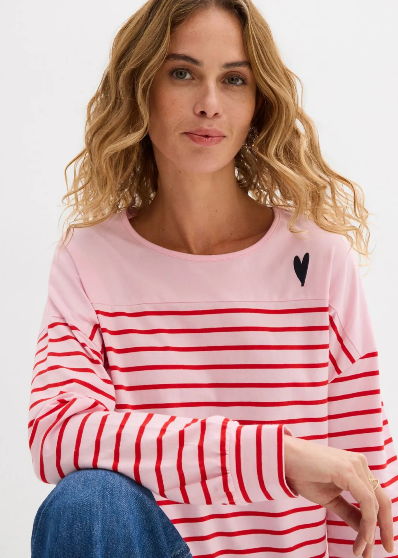 Camiseta de algodón orgánico puro con manga larga