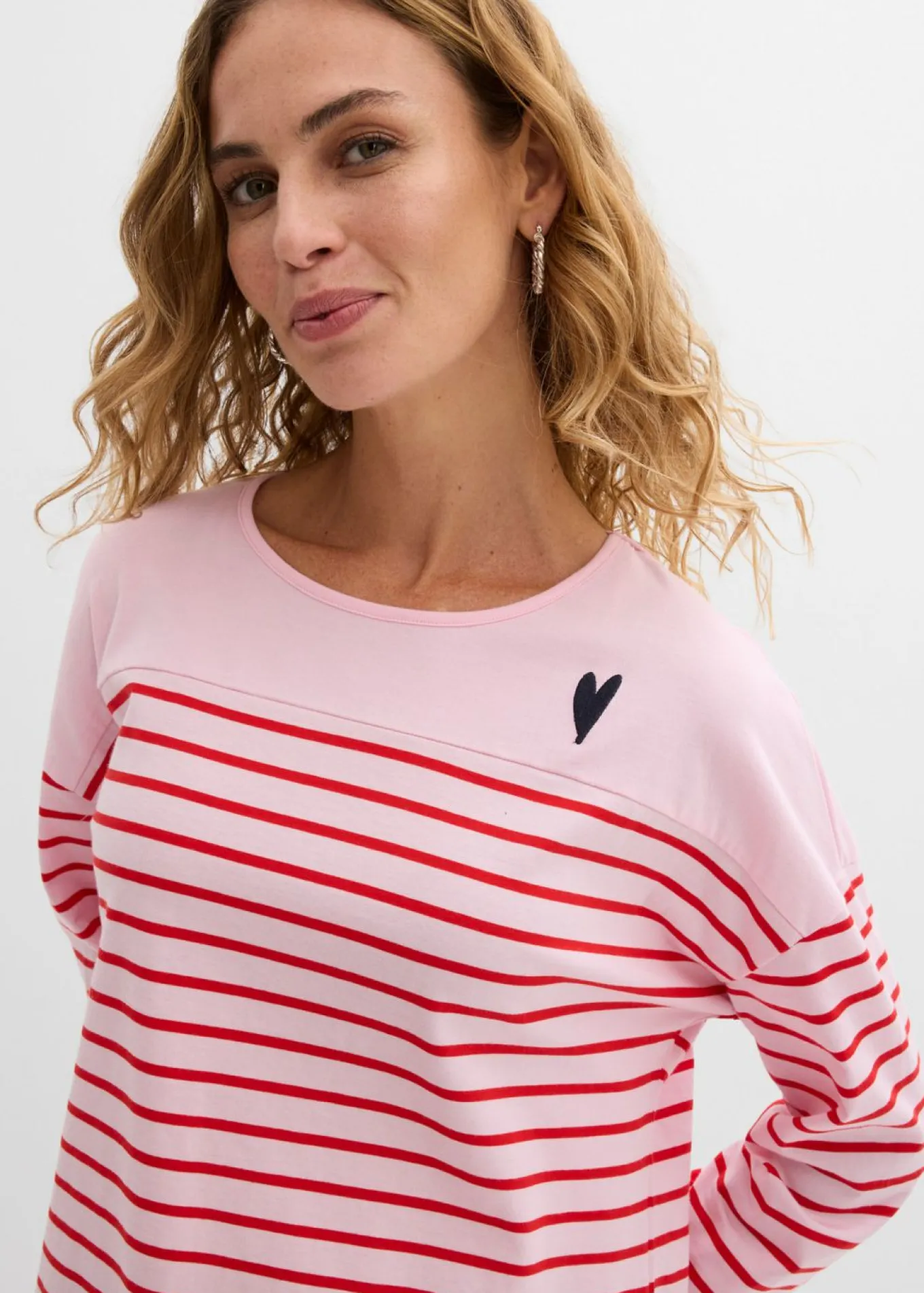 Camiseta de algodón orgánico puro con manga larga