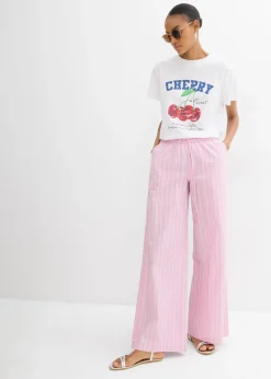 Camiseta de algodón orgánico puro, estampado