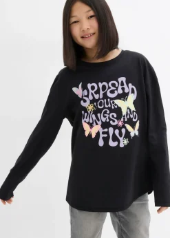 Camiseta de algodón orgánico puro con manga larga