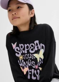 Camiseta de algodón orgánico puro con manga larga