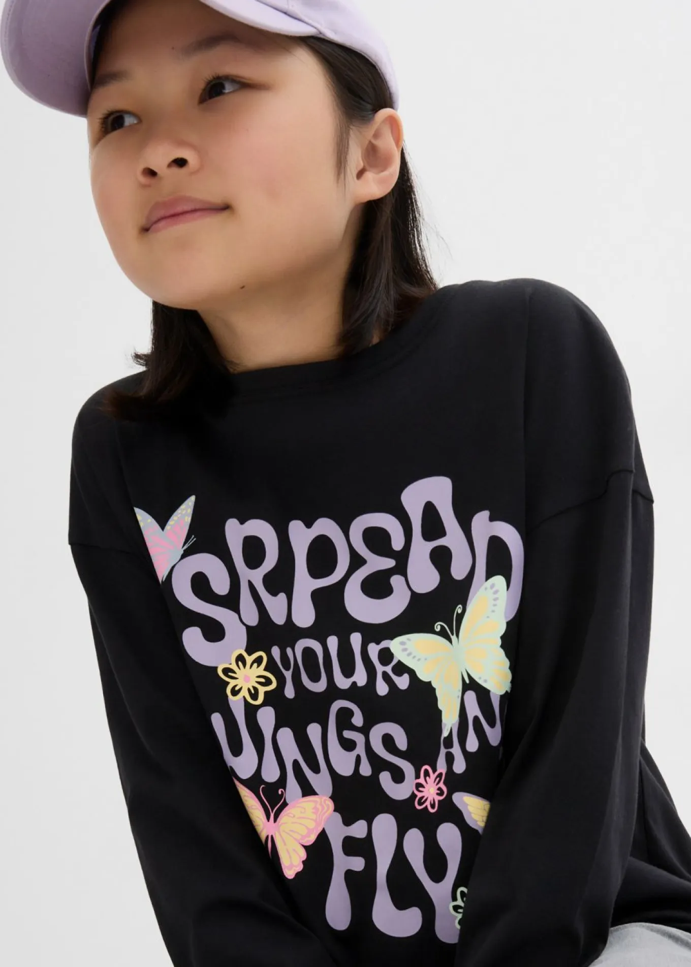 Camiseta de algodón orgánico puro con manga larga