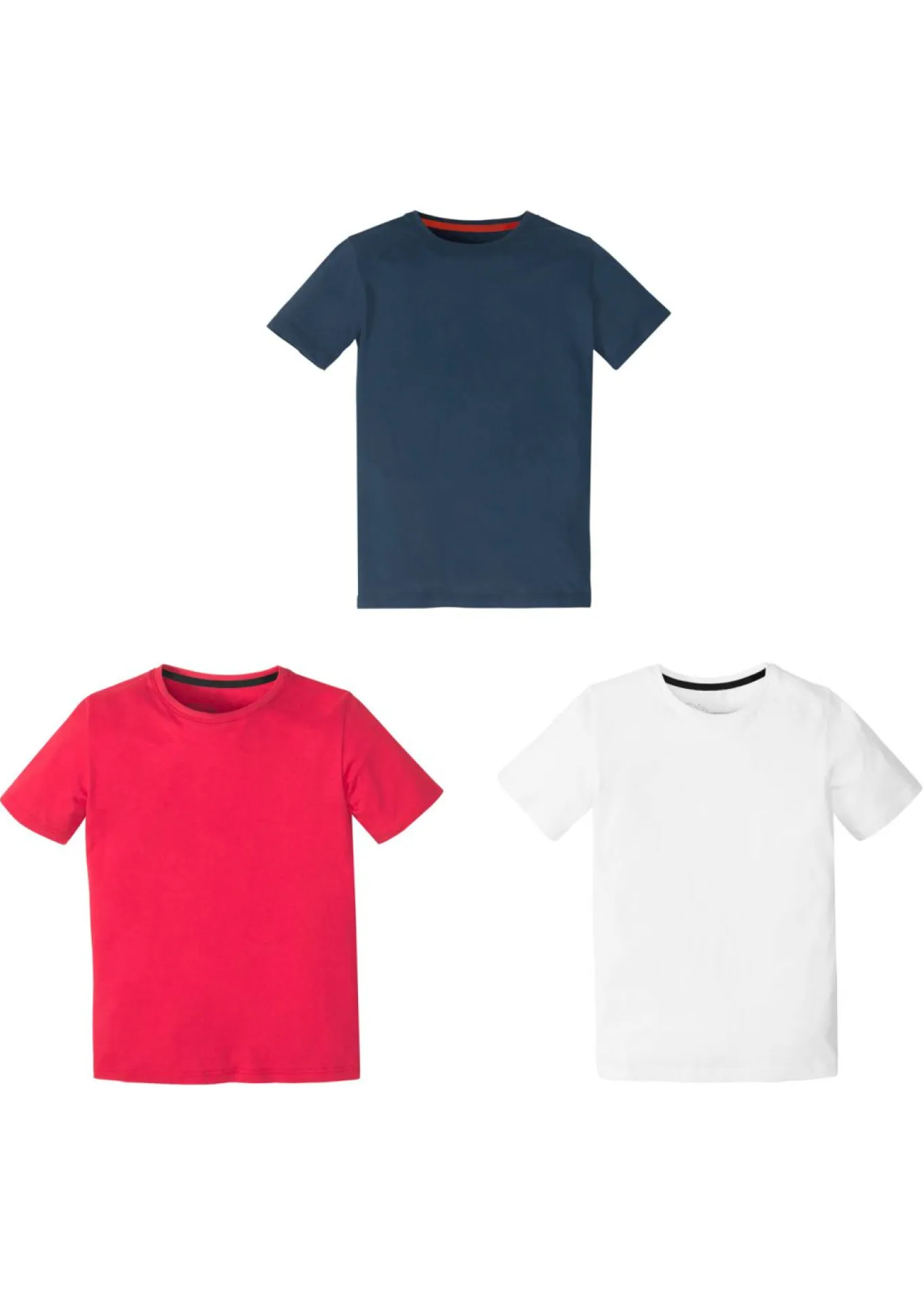 Camiseta de algodón orgánico (3 unidades)