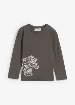 Camiseta de algodón orgánico puro con manga larga