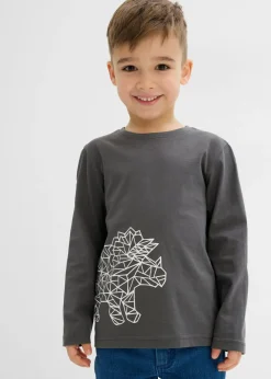 Camiseta de algodón orgánico puro con manga larga