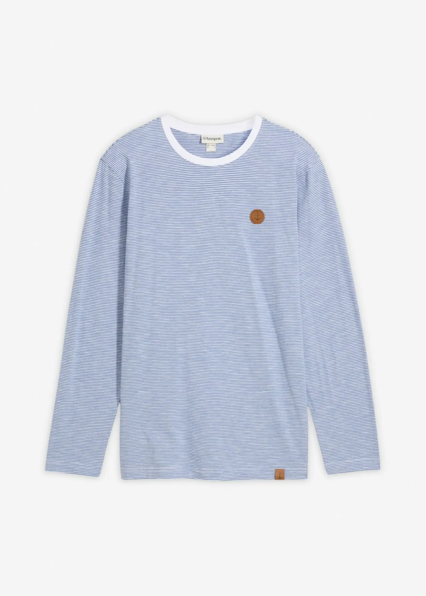 Camiseta de algodón orgánico puro con manga larga
