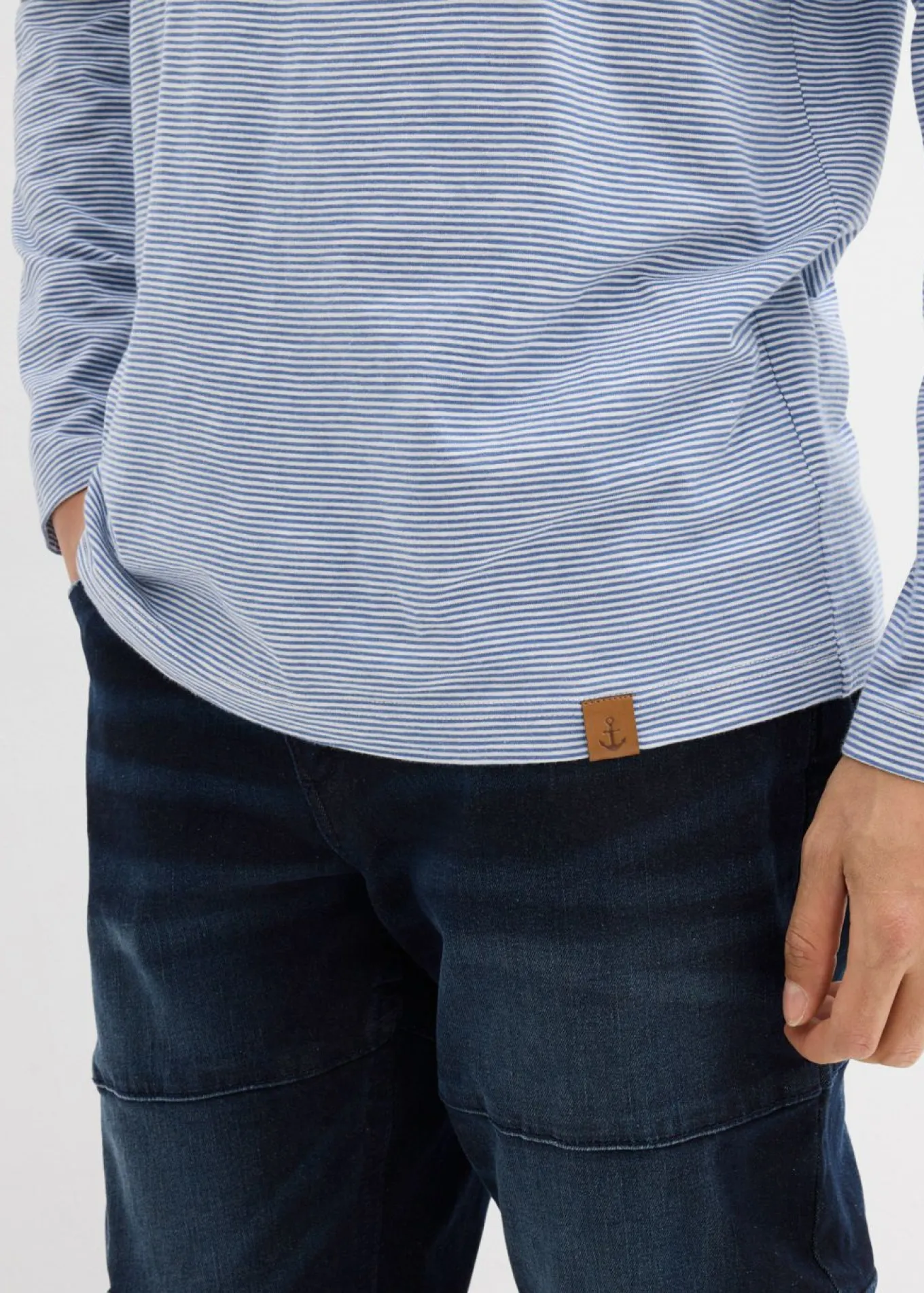 Camiseta de algodón orgánico puro con manga larga