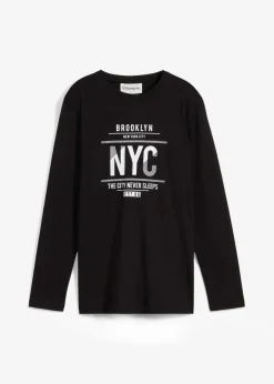 Camiseta de algodón orgánico puro con manga larga
