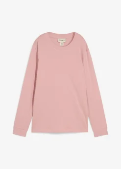 Camiseta de algodón orgánico puro con manga larga