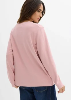 Camiseta de algodón orgánico puro con manga larga
