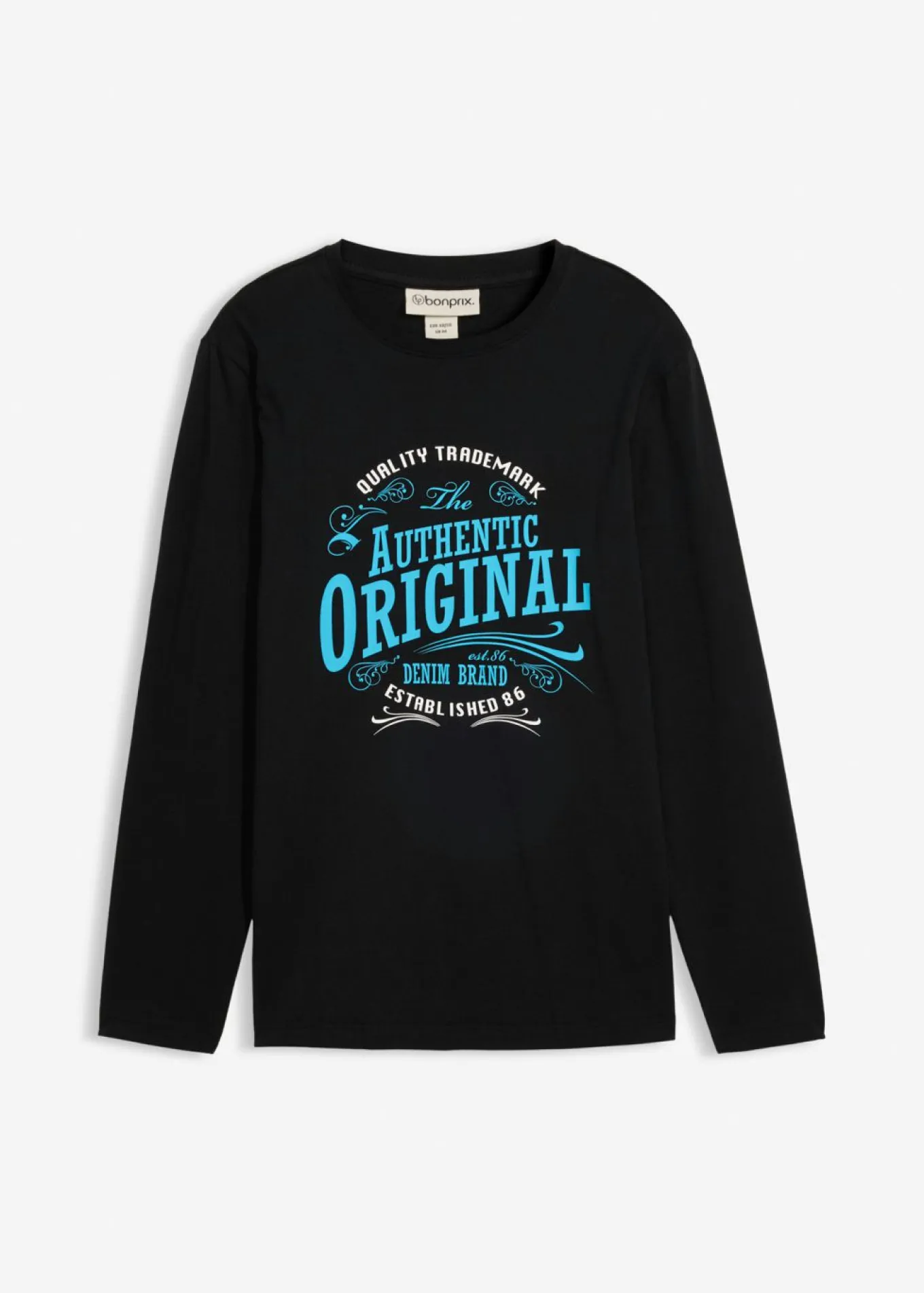Camiseta de algodón orgánico puro con manga larga