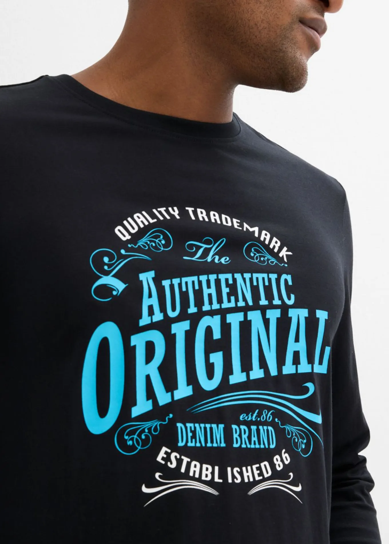 Camiseta de algodón orgánico puro con manga larga