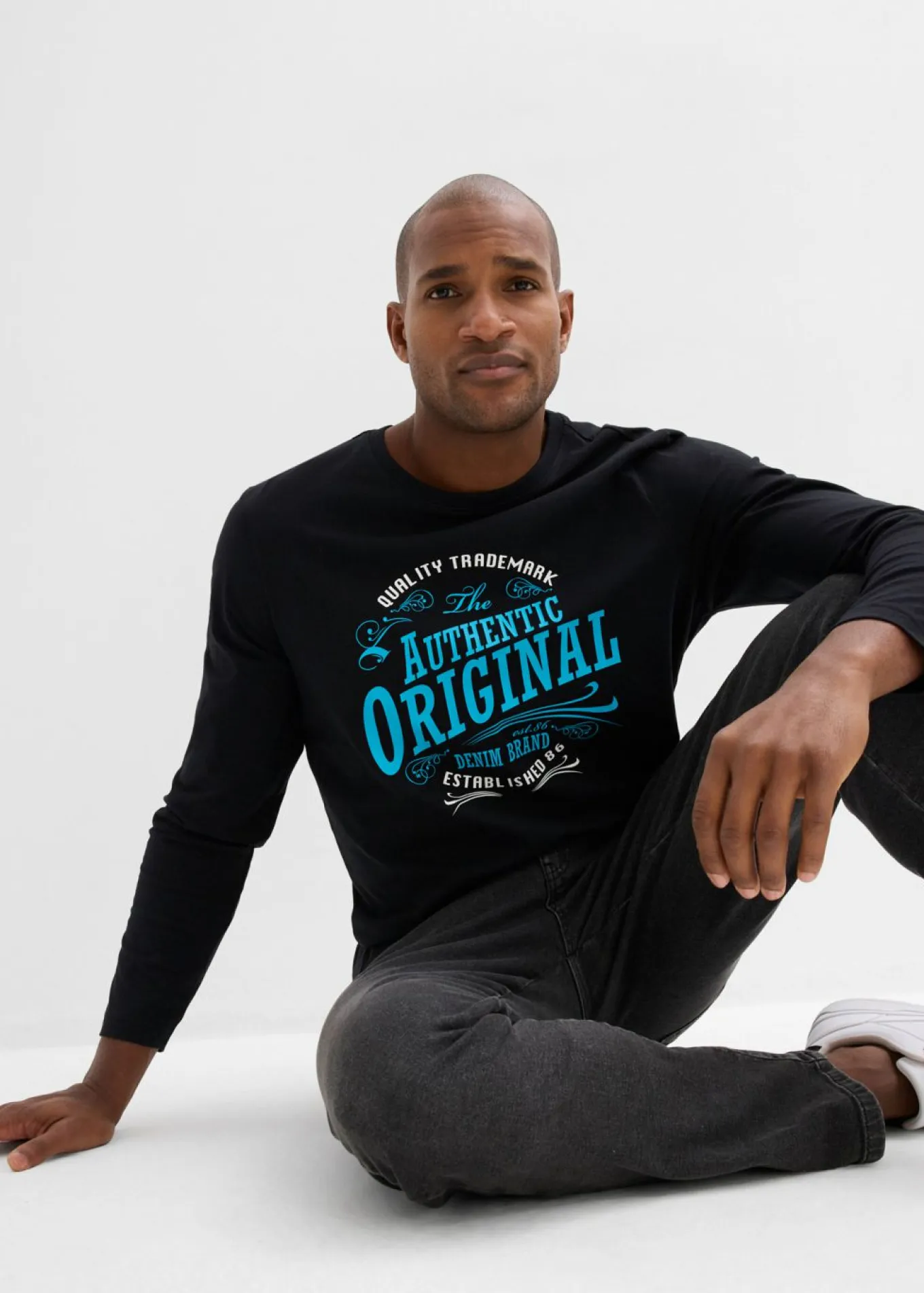 Camiseta de algodón orgánico puro con manga larga