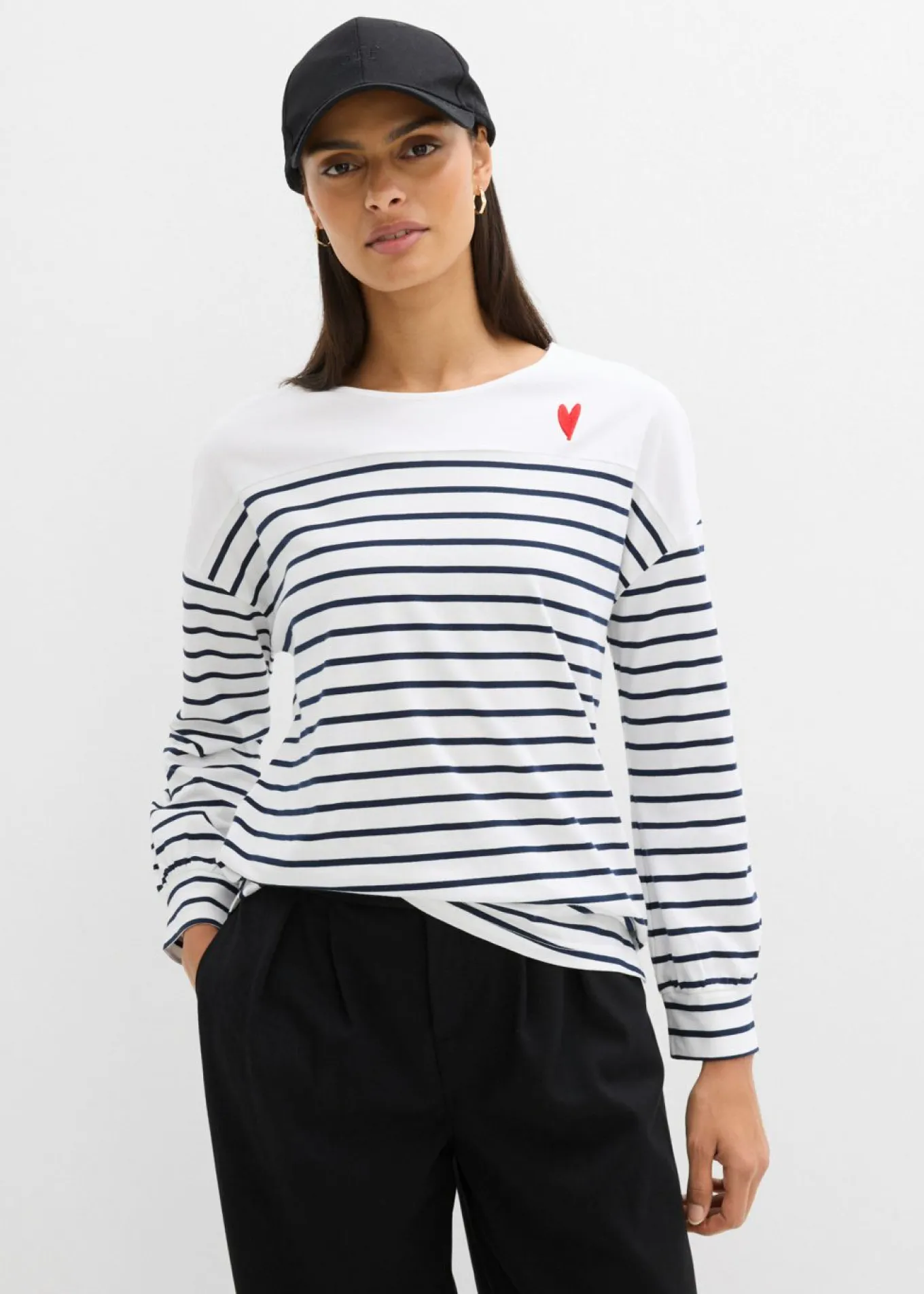 Camiseta de algodón orgánico puro con manga larga