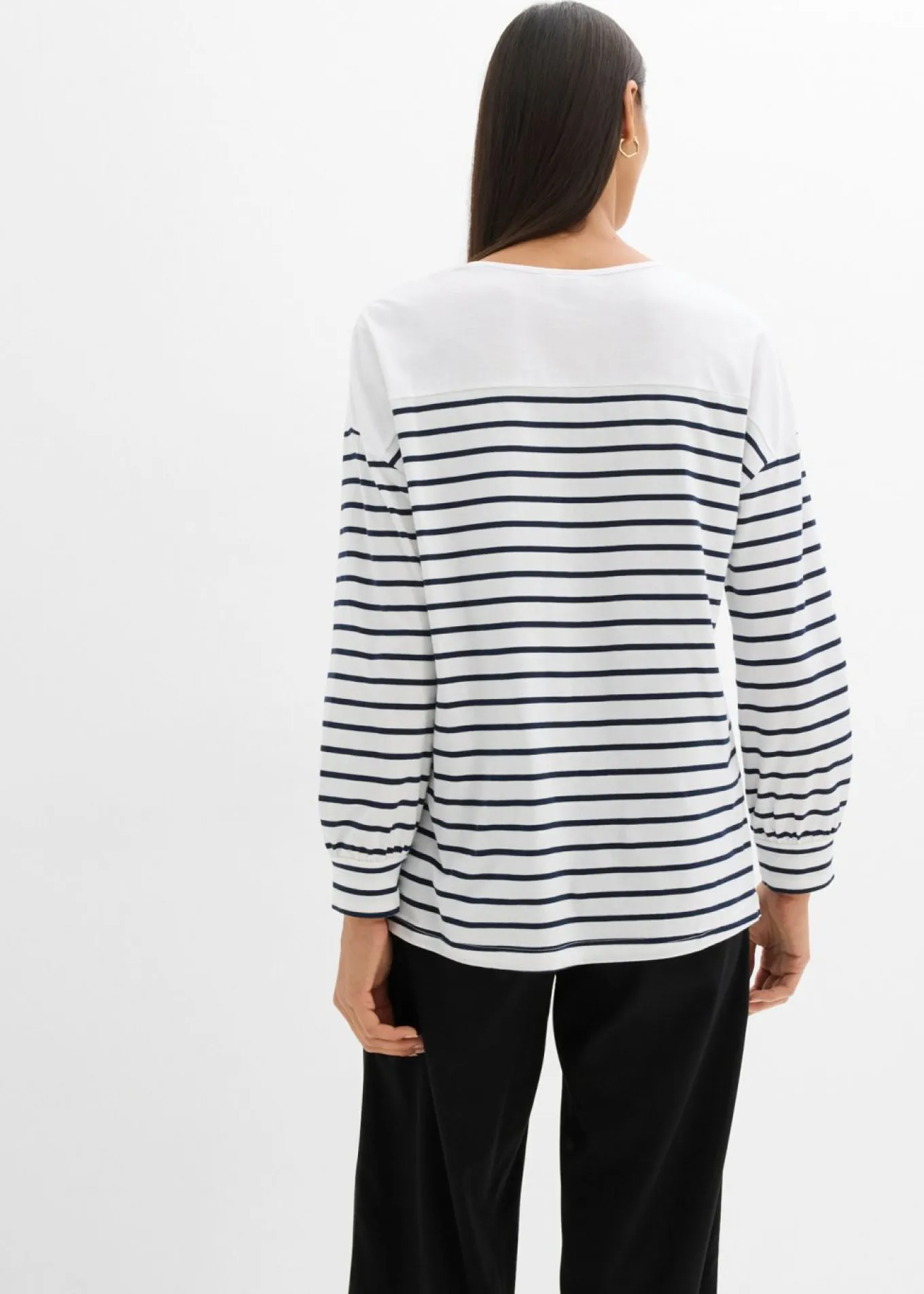 Camiseta de algodón orgánico puro con manga larga