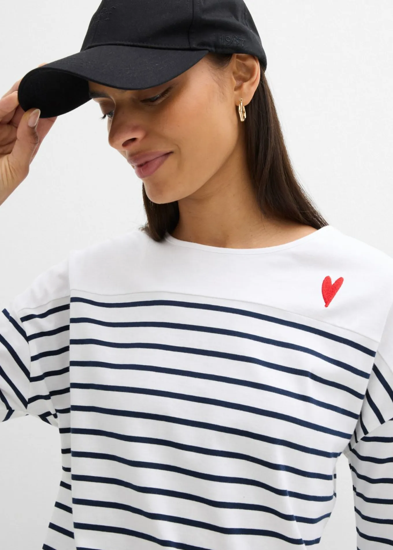 Camiseta de algodón orgánico puro con manga larga