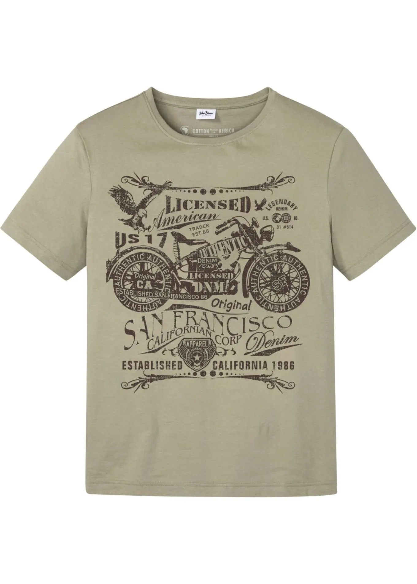 Camiseta de algodón puro