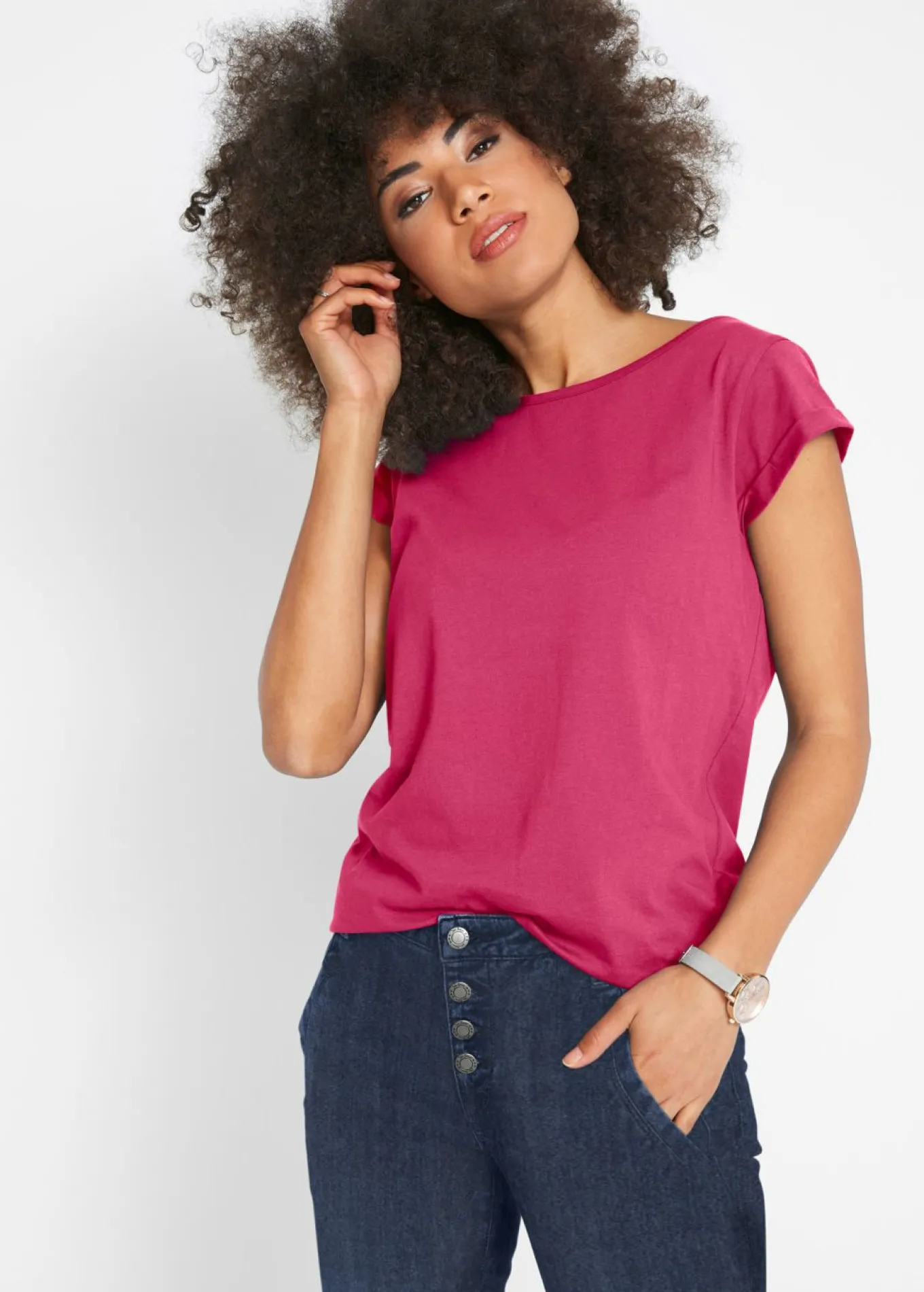 Camiseta de algodón puro