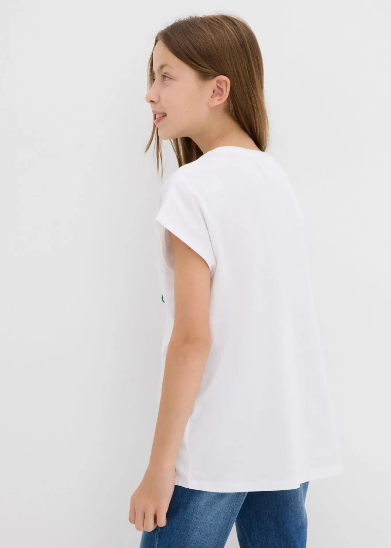 Camiseta de algodón puro con smiley