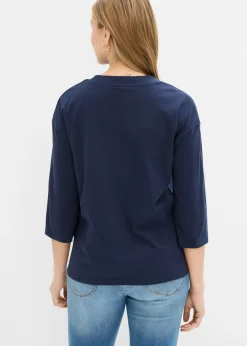 Camiseta de algodón puro con corte boxy
