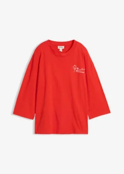 Camiseta de algodón puro con corte boxy