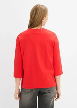 Camiseta de algodón puro con corte boxy