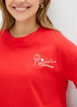 Camiseta de algodón puro con corte boxy