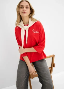 Camiseta de algodón puro con corte boxy