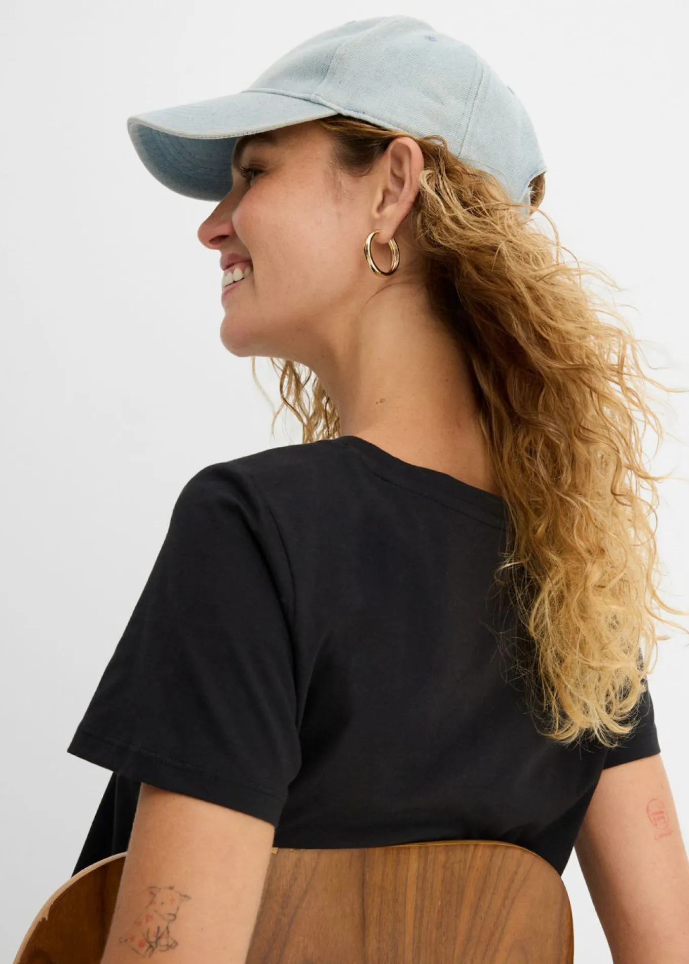 Camiseta de algodón puro con manga corta (2 unidades)
