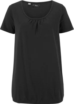 Camiseta de algodón puro con manga corta