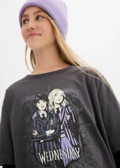 Camiseta de algodón puro de Miércoles
