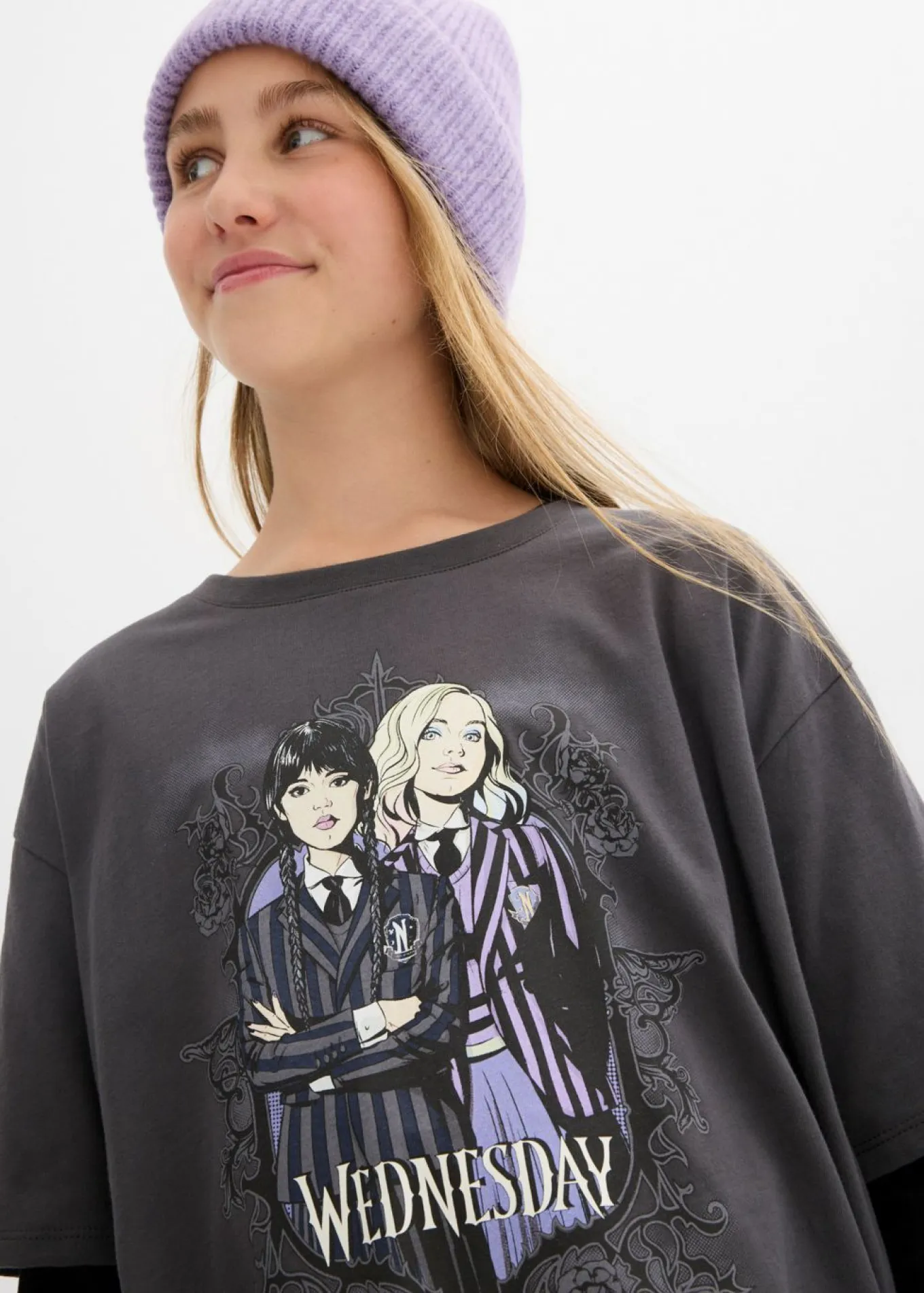 Camiseta de algodón puro de Miércoles
