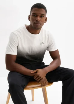 Camiseta de algodón puro, slim fit