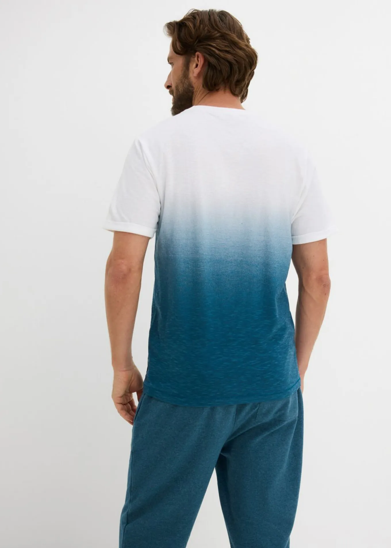 Camiseta de algodón puro, slim fit