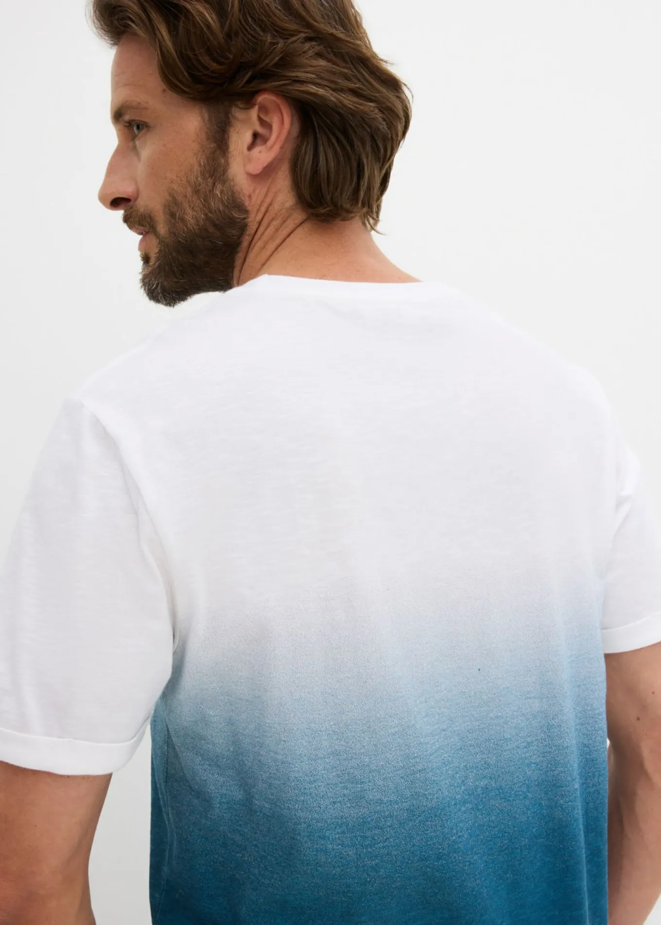 Camiseta de algodón puro, slim fit