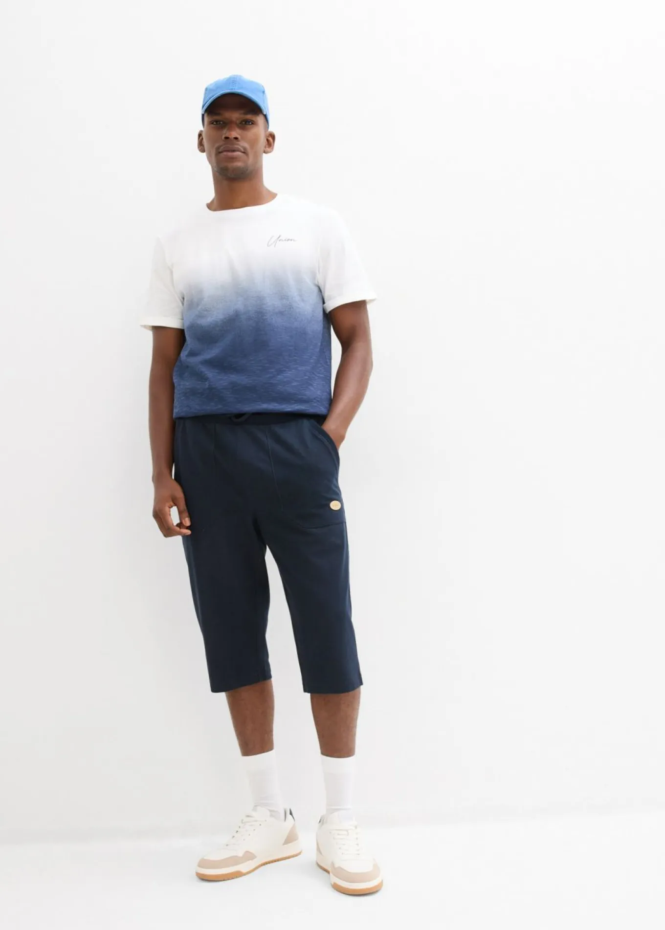 Camiseta de algodón puro, slim fit