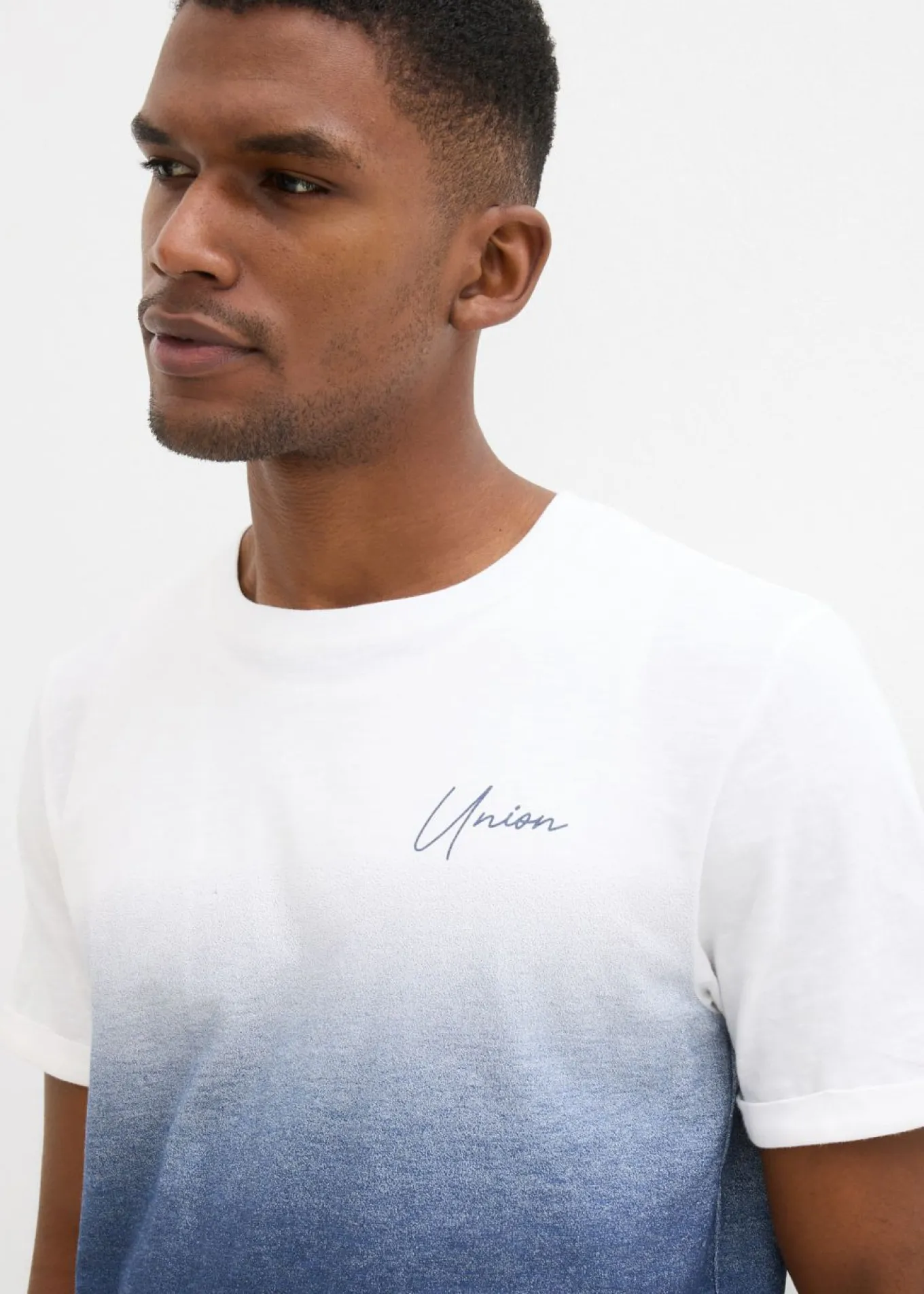 Camiseta de algodón puro, slim fit