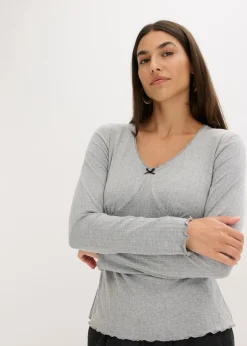 Camiseta de canalé