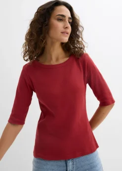 Camiseta de canalé con algodón orgánico (2 unidades)