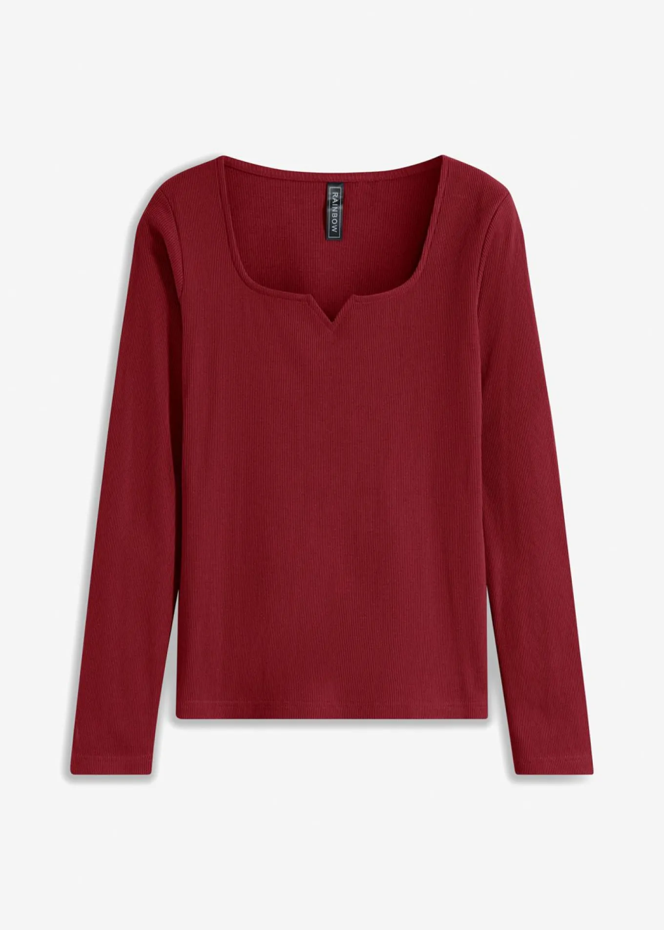 Camiseta de canalé de algodón orgánico puro