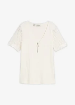 Camiseta de canalé de algodón