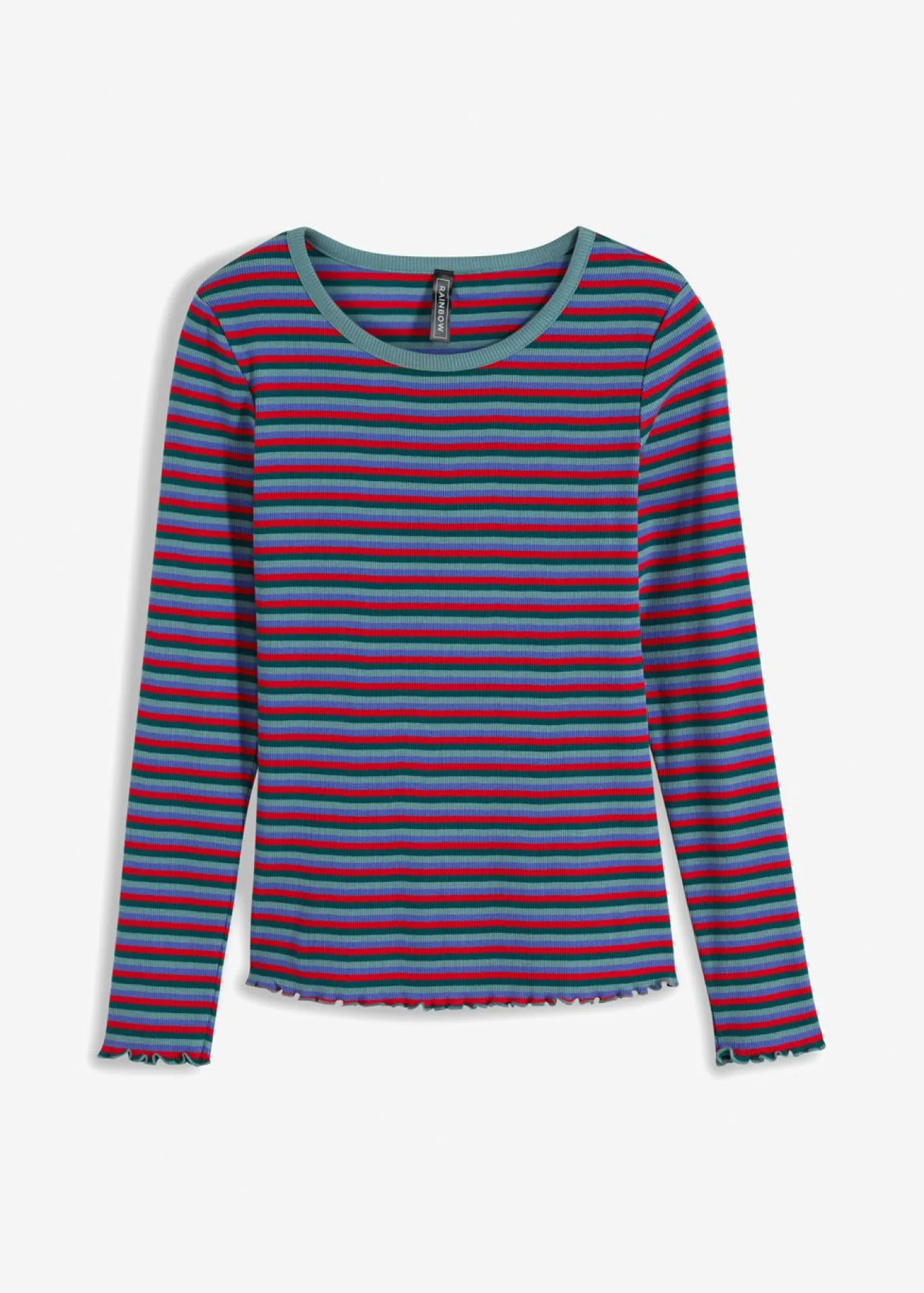 Camiseta de canalé de algodón orgánico