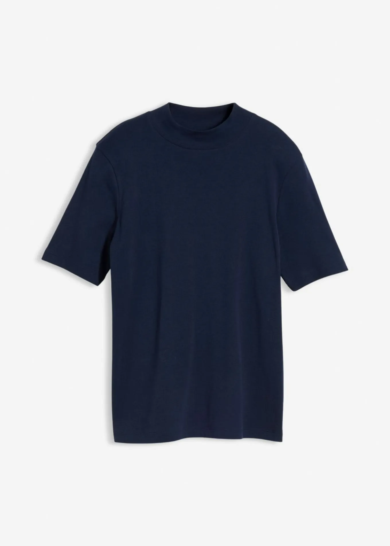 Camiseta de canalé de algodón puro
