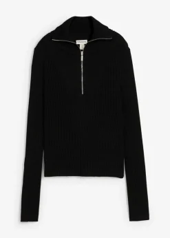 Camiseta de canalé de mezcla de viscosa suave