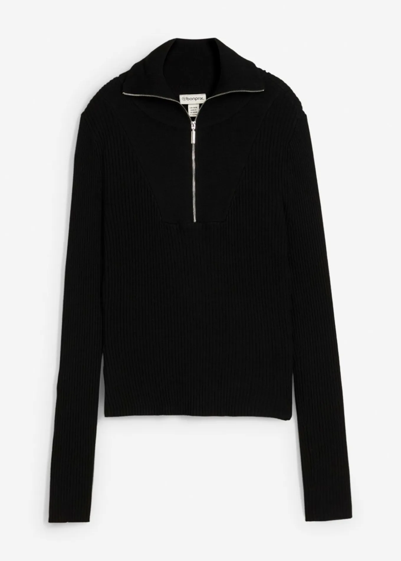 Camiseta de canalé de mezcla de viscosa suave