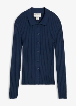 Camiseta de canalé de mezcla de viscosa fluida