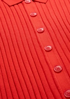 Camiseta de canalé de mezcla de viscosa fluida