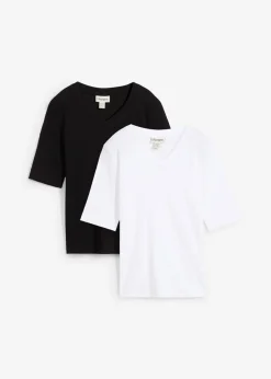 Camiseta de canalé (2 unidades)