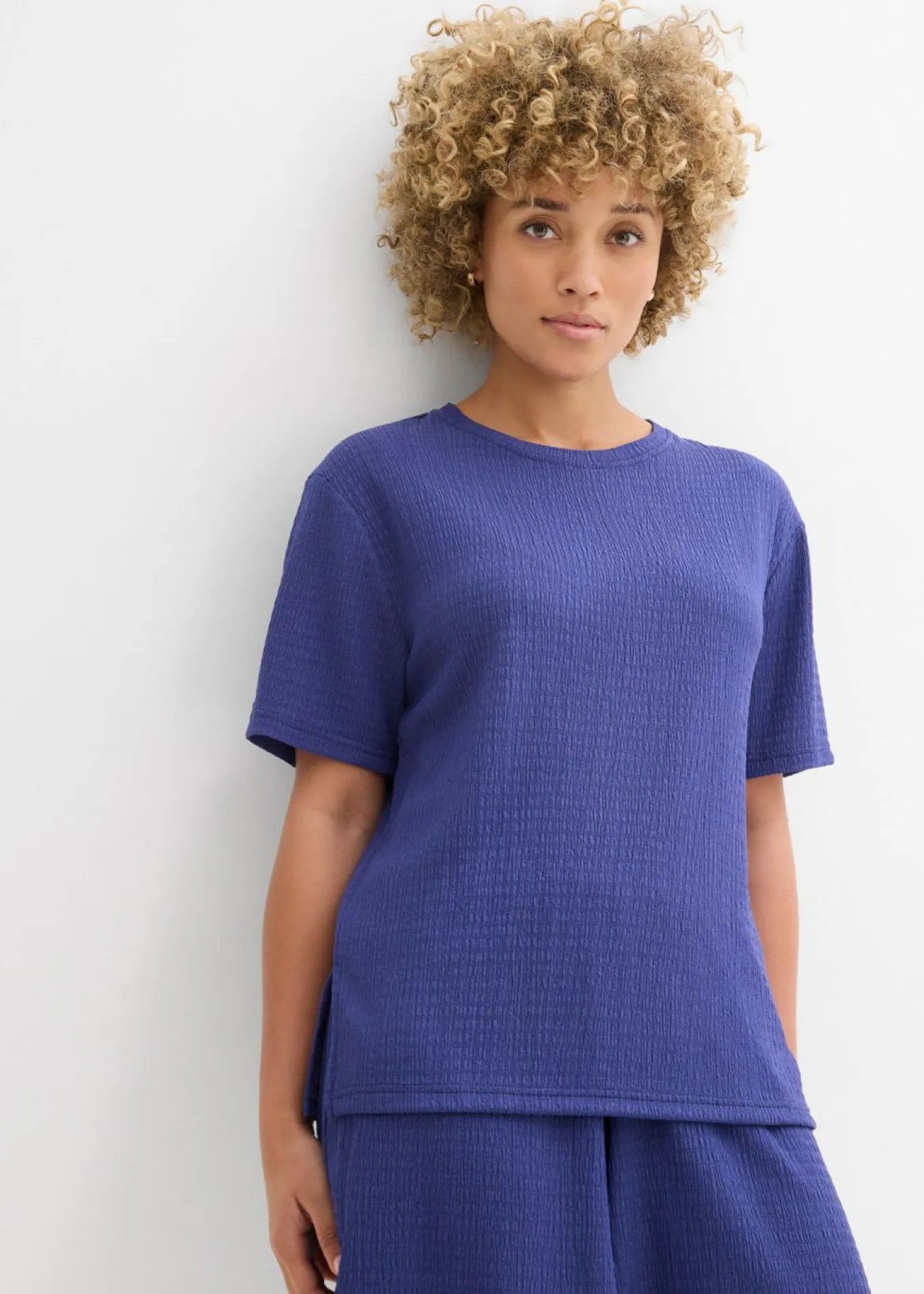 Camiseta de crepé